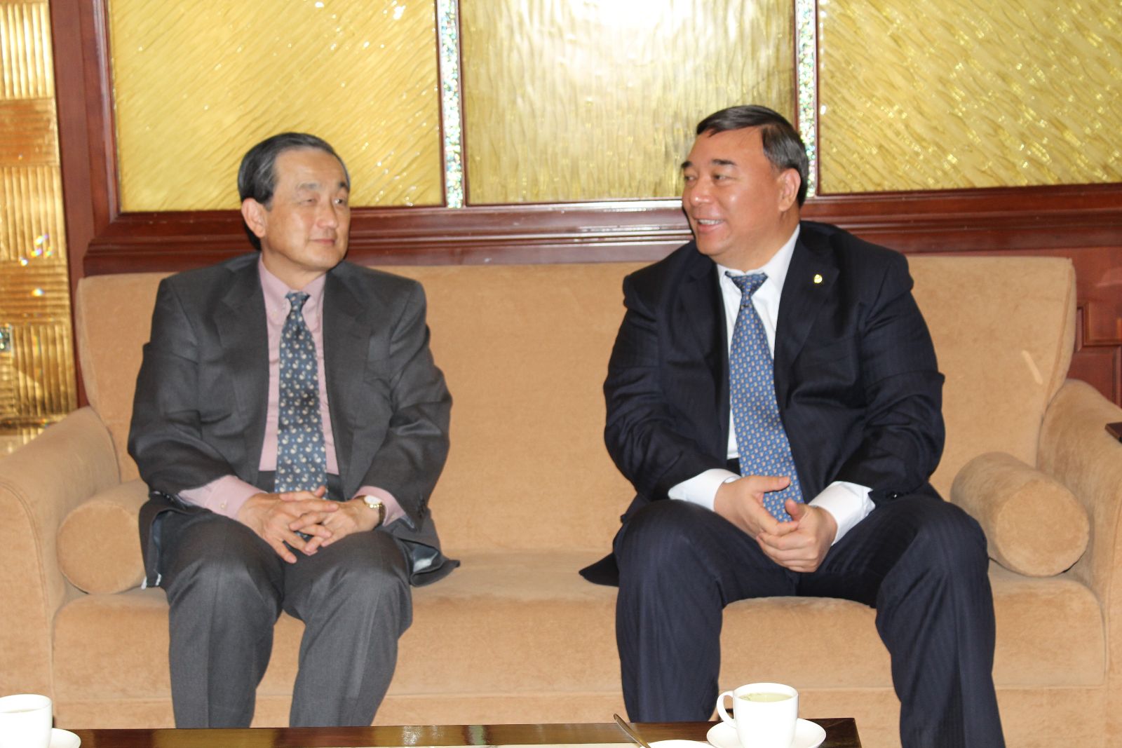 2011-3-19宋志平董事长与三菱商事株式会社中国総代表木島綱雄会晤2 ca88手机客户端(安卓/苹果)CA88会员登录入口